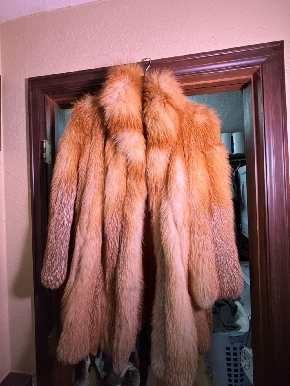 Vintage Real Fox Fur Coat - Women's Statement Jacket